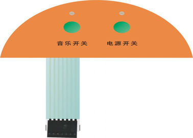 Polijst SGS van de het Membraanschakelaar van douane Flexibele PCB Controle met 3M-Kleefstof