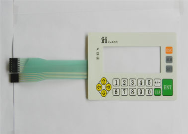 OEM de Tastbare Toetsenborden van de het Membraanschakelaar van het Sleutelscontrolebord, LEIDENE Toetsenbordbekleding