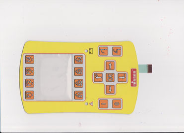 Het Gr Verlichte Geleide Backlight-Toetsenbord van de Membraanschakelaar, de Schakelaar van het Drukknopmembraan