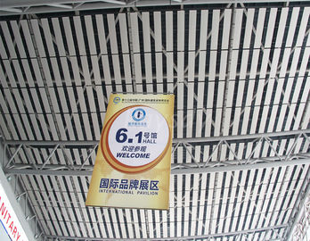 Het Plafondplaat van het douane Grote Opgeschorte Geperforeerde Metaal/geperforeerde aluminiumbekleding