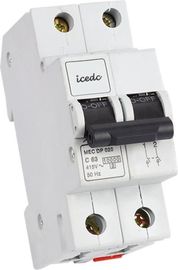 Eind3p Ministroomonderbreker voor Speld/Vorkbusbar Verbinding 6A 10A