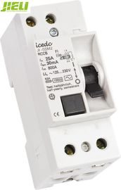 32a Overblijvende Huidige 2P Stroomonderbreker van 100ma IDDK RCCB iec61008-1 10A 16A 25A