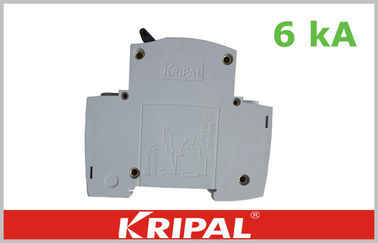 miniatuurstroomonderbreker 1 Pool 2 Pool 3 Pool 4 van 4.5KA 6KA de KROMME van Pool 1~63A MCB: B, C, D