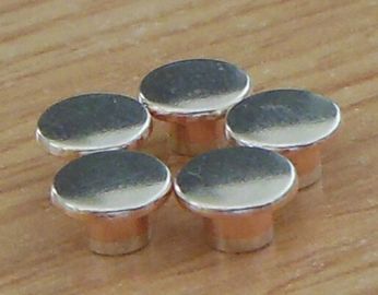 Het Zilveren Elektrocontact van hoge Precisietrimetal voor Minidrukknopschakelaar