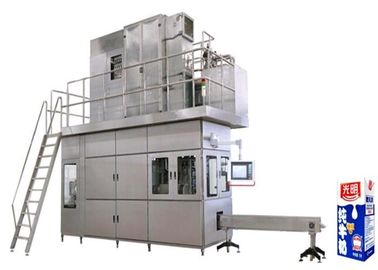 De Verpakkende Machine van de hoge snelheidsdrank, Aseptische het Sap van het Baksteenkarton het Vullen Machine