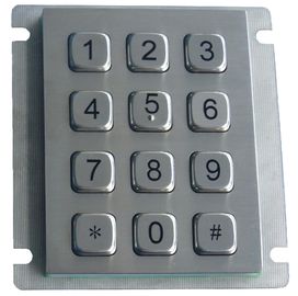 Het industriële mini achter het metaalnumerieke toetsenblok van het paneel mouting staal met USB of RS232 zet om