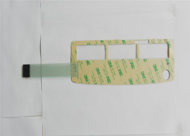 OEM de Tastbare Toetsenborden van de het Membraanschakelaar van het Sleutelscontrolebord, LEIDENE Toetsenbordbekleding