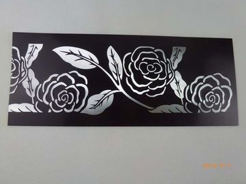 Plateerden de hoog Opgepoetste Platen van de Metaalnaam/Tin Blad met Gesneden Diamantenstreep