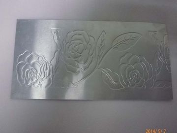 Plateerden de hoog Opgepoetste Platen van de Metaalnaam/Tin Blad met Gesneden Diamantenstreep