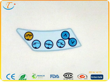 Glanzende Matte Naambord Grafische Bekledingen voor Veiligheidssystemen, Membraantoetsenbord/Toetsenbord