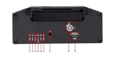 Steun Wifi, GPS 4 Kanaal Mobiel DVR Registreertoestel mdvr-B1304WG