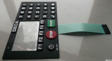 Van het de Schakelaartoetsenbord van het silicone Rubbermembraan het Metaalkoepel met het In reliëf maken van 1500 V gelijkstroom