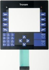 SMD-van LEIDENE/LCD 3M468MP het Rubbercomité van de het Membraanschakelaar Toetsenbordpcb, de Ohms van 100mA 10m